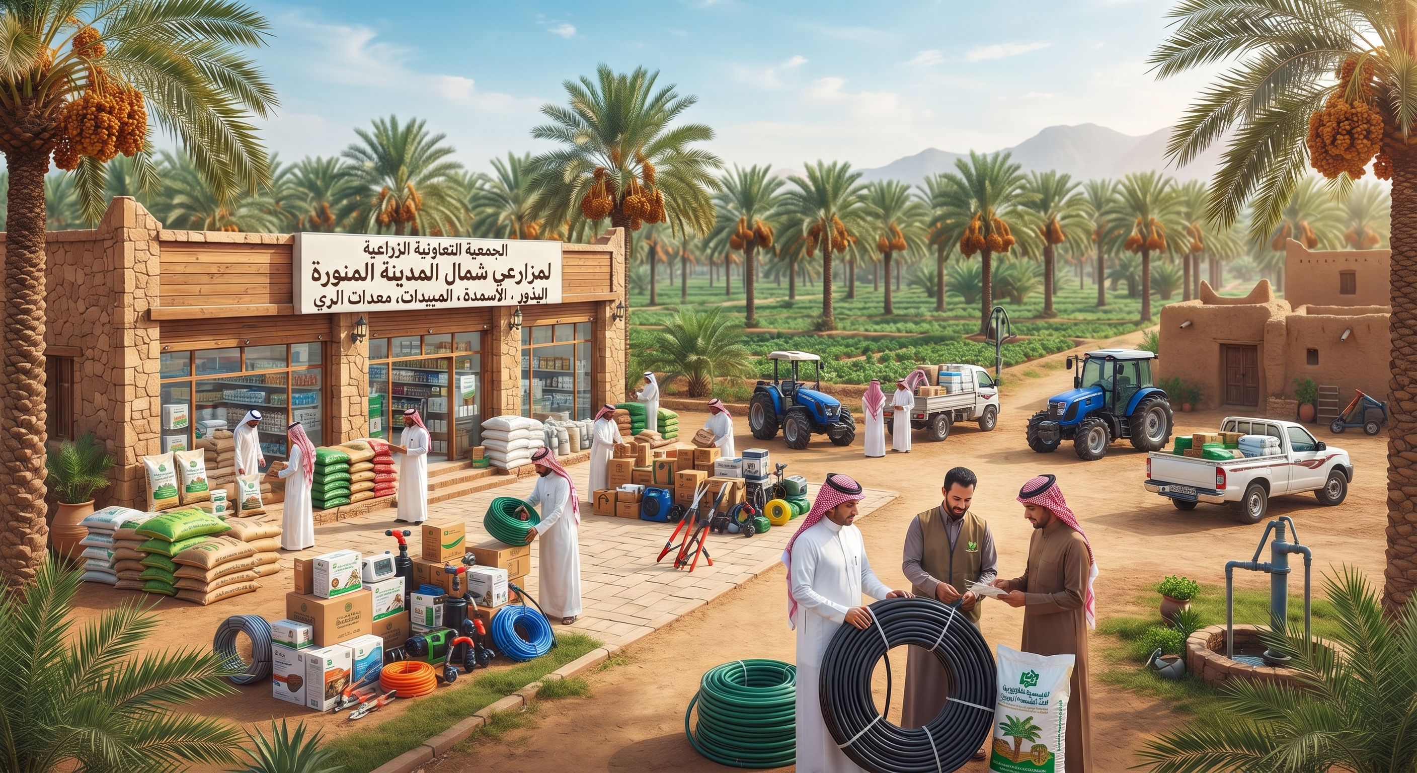 توفير المستلزمات الزراعية