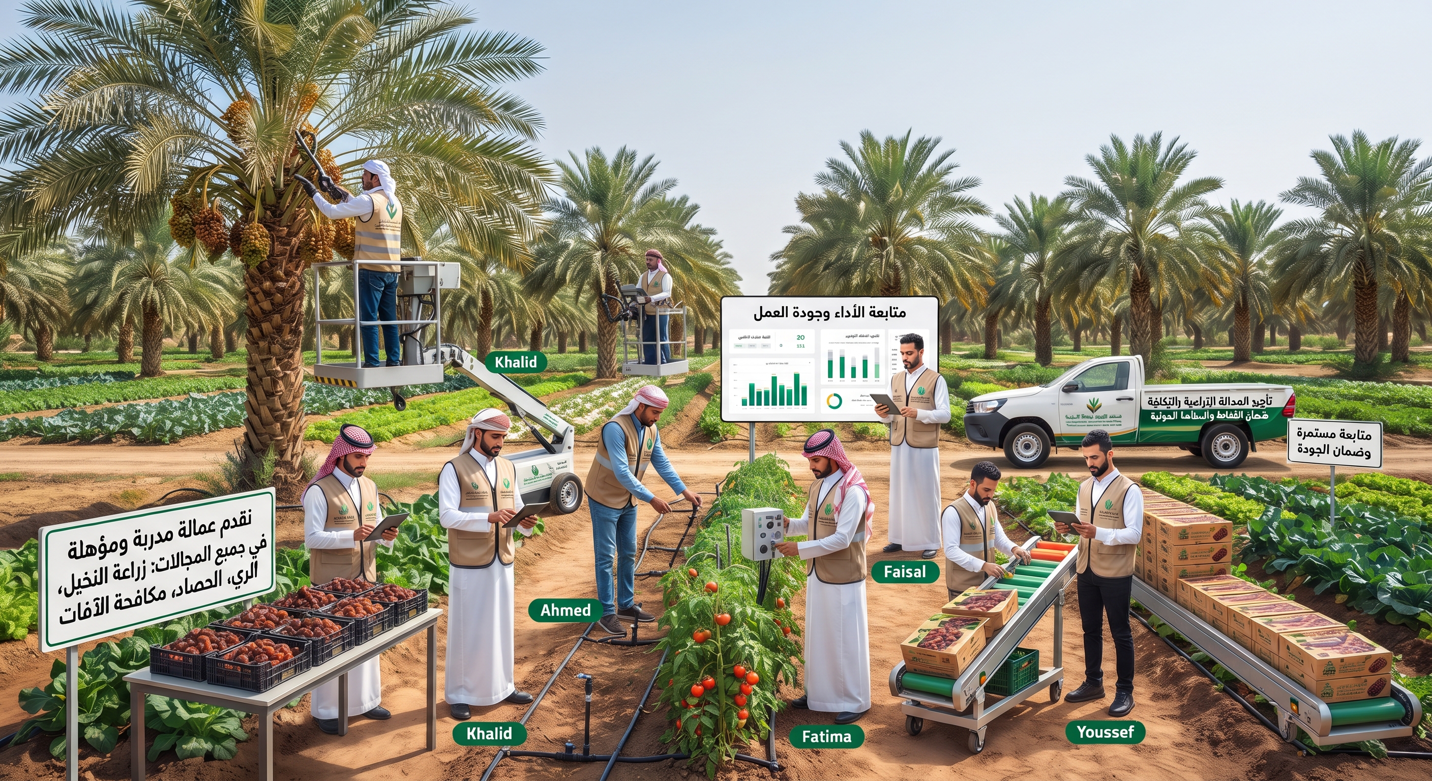 العمالة الزراعية المدربة