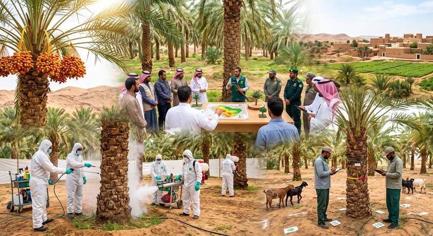 برنامج مكافحة السوسة الحمراء للنخيل